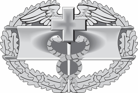 Army Combat Medical First Award Badge Vinyl Transfer Decal