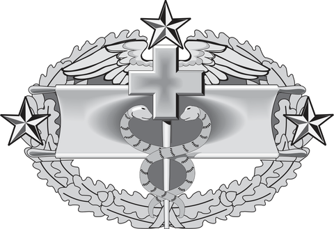 Army Combat Medical Fourth Award Badge Vinyl Transfer Decal