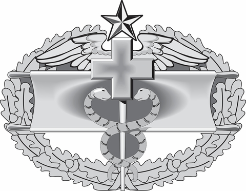 Army Combat Medical Second Award Badge Vinyl Transfer Decal