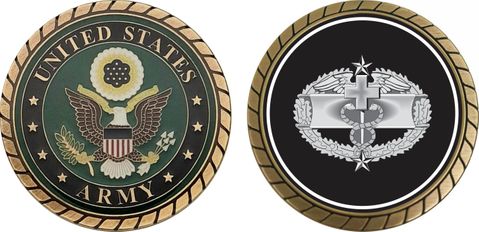 Army Combat Medical Third Award Badge Challenge Coin