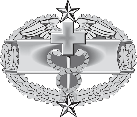 Army Combat Medical Third Award Badge Vinyl Transfer Decal