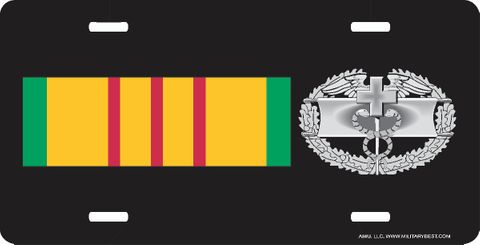 Army Combat Medical Vietnam License Plate