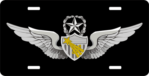 Army Command Astronaut License Plate