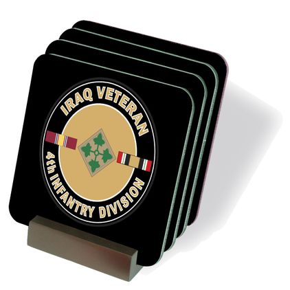Army Commendation Medal Coasters - Set of 4
