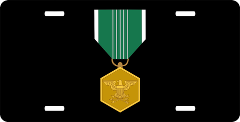 Army Commendation Medal License Plate