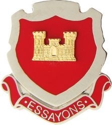 Army Corps of Engineers E 1" Lapel Pin