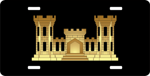 Army Corps of Engineers License Plate