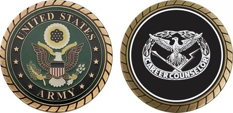 Army Counselor Badge Challenge Coin