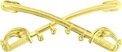 Army Crossed Sabres 3/4" Lapel Pin