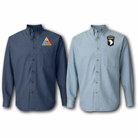 Army Divisions Insignia Denim Shirts Thumbnail Illustration