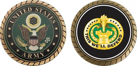 Army Drill Sergeant Badge (Gold) Challenge Coin