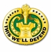 Army Drill Sergeant Badge (Gold) Vinyl Transfer Decal