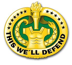 Army Drill Sergeant Badge (Gold) Vinyl Transfer Decal