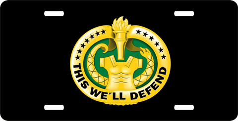 Army Drill Sergeant License Plate