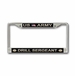 Army Drill Sergeant License Plate Frame