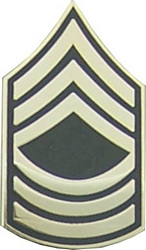 Army E 8 MSG Master Sergeant 1 1/4" Lapel Pin