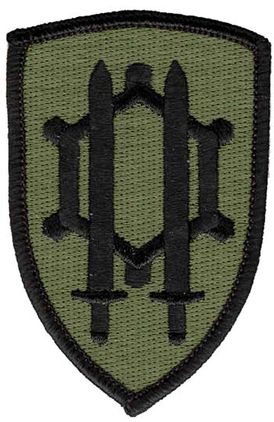 Army Engineer Command Vietnam 3" Subdued Military Patch