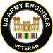 Army Engineer Gulf War Veteran Decal