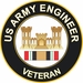 Army Engineer Iraq Veteran Decal
