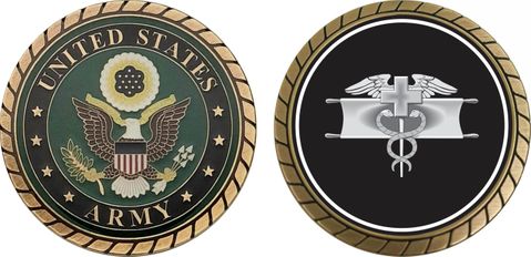 Army Expert Field Medical Badge Challenge Coin