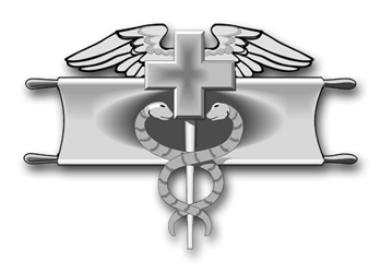 Army Expert Field Medical Badge  Vinyl Transfer Decal