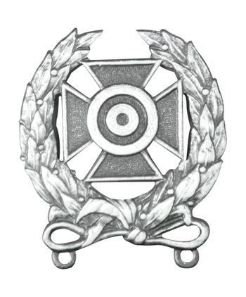 Army Expert Shooting Badge - Oxidized Finish