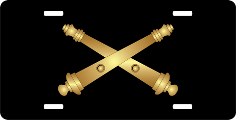Army Field Artillery License Plate