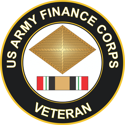 Army Finance Corps Iraq Veteran Decal