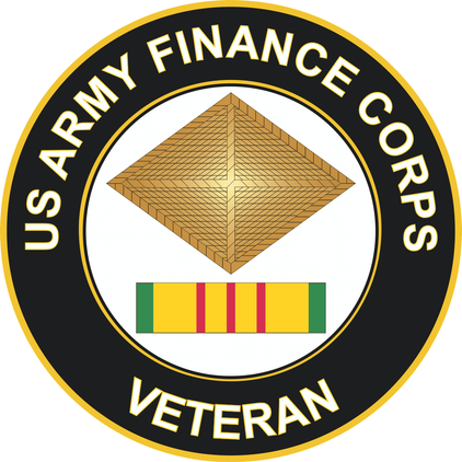 Army Finance Corps Vietnam Veteran Sticker