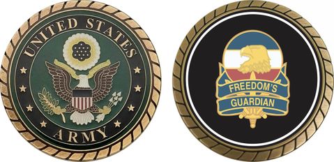 Army Forces Command Unit Crest Challenge Coin