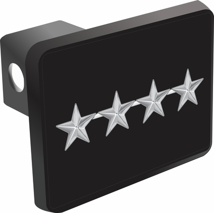 Army General Rank Insignias Hitch Cover