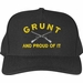 Army Grunt 'And Proud Of It' Custom Embroidered Cap