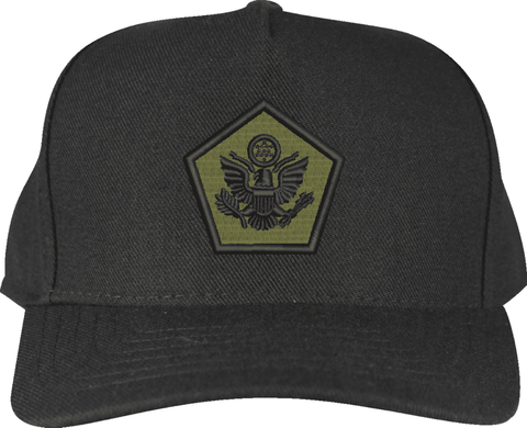 Army Headquarters Subdued Custom Embroidered Cap