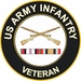 Army Infantry Afghanistan and Iraq Decal