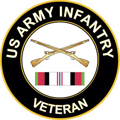 Army Infantry Afghanistan Decal