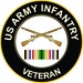 Army Infantry Gulf War Veteran Decal