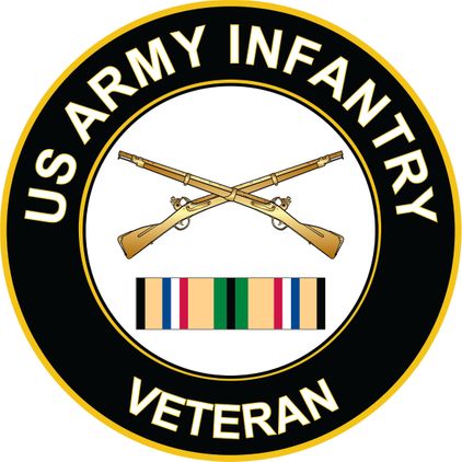 Army Infantry Gulf War Veteran Decal