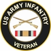 Army Infantry Iraq Veteran Decal