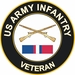 Army Infantry Kosovo Veteran Decal