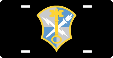 Army Intelligence and Security Command License Plate