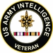 Army Intelligence Corps Afghanistan and Iraq Decal
