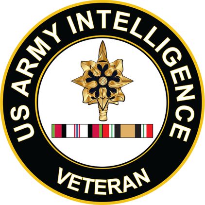 Army Intelligence Corps Afghanistan and Iraq Decal