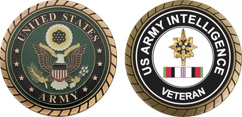 Army Intelligence Corps Afghanistan Challenge Coin