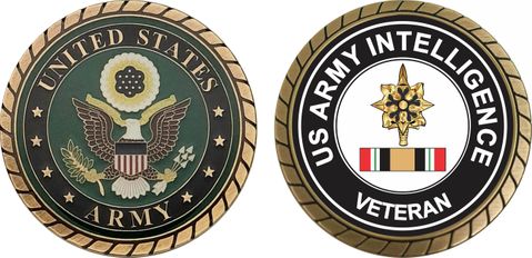 Army Intelligence Iraq Veteran Challenge Coin