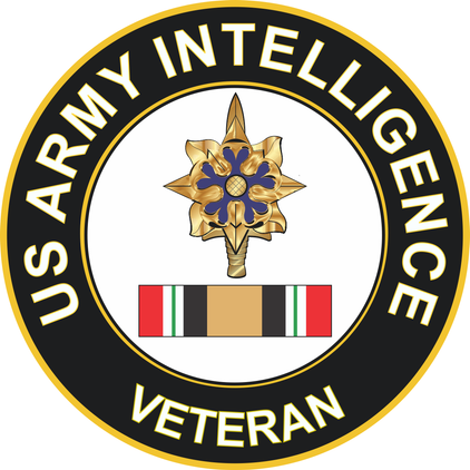Army Intelligence Iraq Veteran Decal