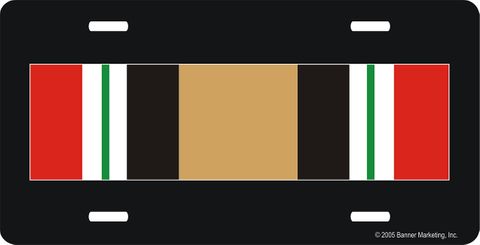 Army Iraq Veteran License Plate