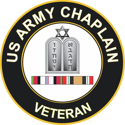 Army Jewish Chaplain Afghanistan and Iraq Decal