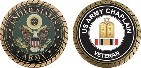 Army Jewish Chaplain Iraq Veteran Challenge Coin