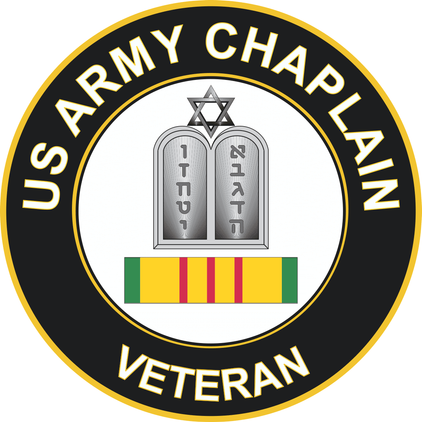 Army Jewish Chaplain Vietnam Veteran Sticker