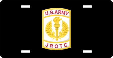 Army JROTC Crest License Plate